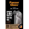 PanzerGlass ® 3-in-1 komplekt iPhone 15 Pro Max, Apple, Apple - iPhone 15 Pro Max, kuiv paigaldus, löögikindel, läbipaistev, 1 tk