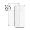 PanzerGlass 3-in-1 komplekt iPhone 15 Pro karastatud klaasist läbipaistev