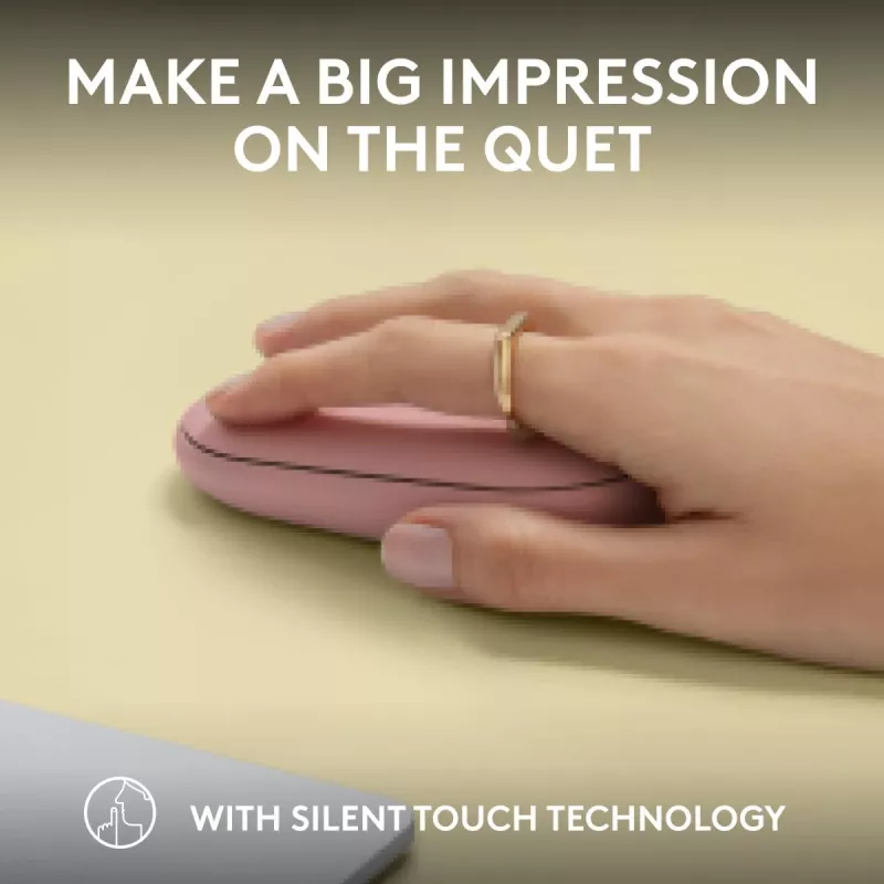 LOGITECH Pebble 2 M350s juhtmeta optiline hiir roosa