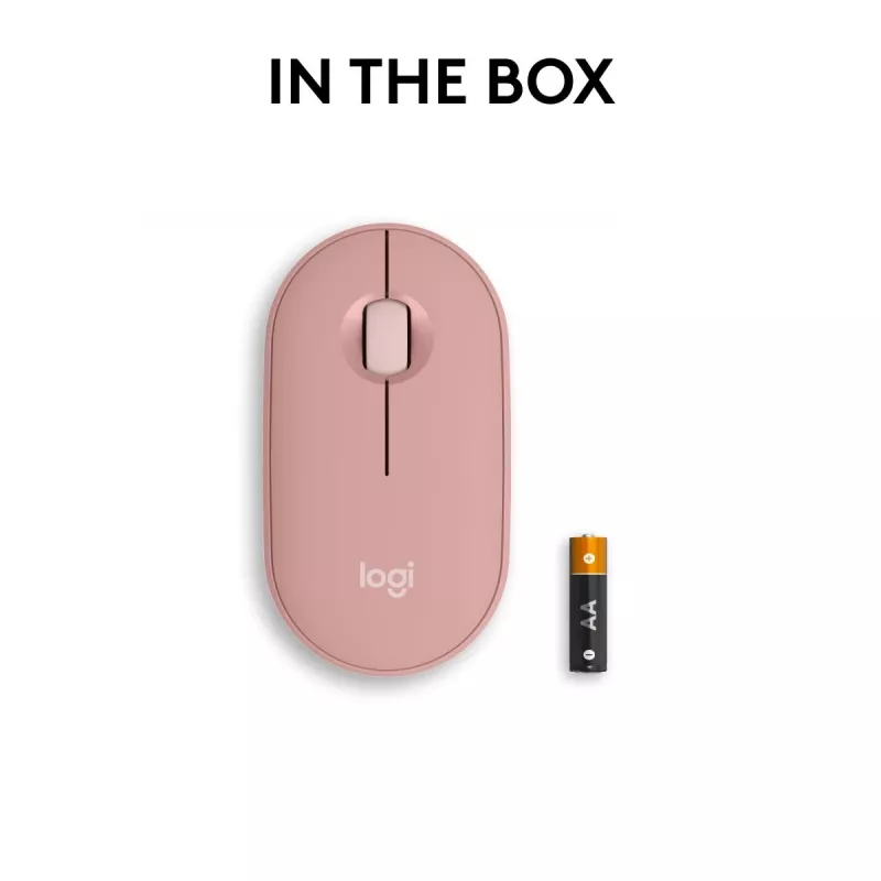 LOGITECH Pebble 2 M350s juhtmeta optiline hiir roosa