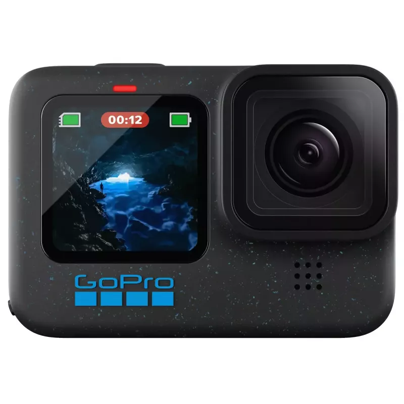 Action Camera GoPro HERO12 Black — 5K Ultra HD, 240 fps, 27 MP CMOS, 177° FOV, LCD, MicroSD, Wi‑Fi