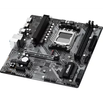 ASRock emaplaat B650M-H/M.2+ AM5 AMD B650 2 x DDR5 1 x HDMI 2.1 TMDS/FRL 8G ühilduv 1 x DisplayPort 1.4 DSC-ga mATX