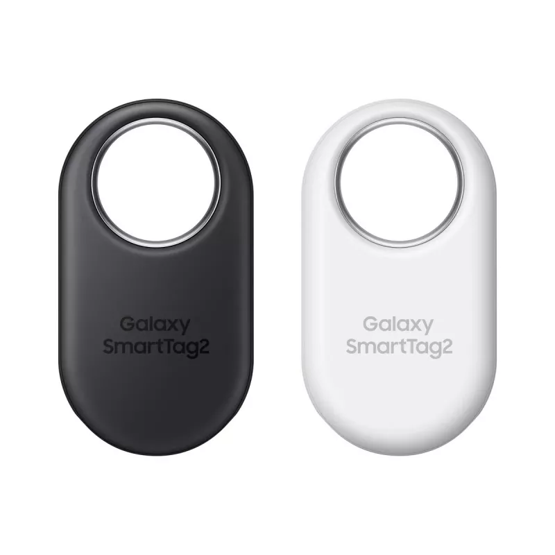 Jälgimisseade Samsung Galaxy SmartTag2 — Bluetooth-jälgija, CR2032 aku, kuni 12 000 h, 13,75 g, 28,8×52,4 mm, 1 tk