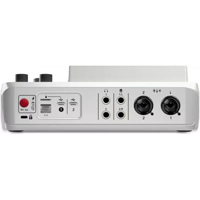 Audio interface Rode RodeCaster Duo valge — 2-kanaline USB podcastimise konsool mikseri ja eelvõimenditega