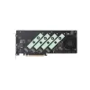 ASUS Hyper M.2 x16 Gen5 Card PCIe 5.0 M.2 adapter aktiivse jahutusega