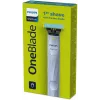Fooliumpardel Philips Norelco OneBlade QP1324/20 — juhtmevaba sinine fooliumpardel, 30 min tööaeg, USB laadimine, pestav, kontuure järgiv
