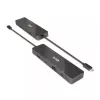 CLUB3D USB3.2 Gen2 USB-C, 6-in-1 kahe ekraaniga kaasaskantav dokk koos USB USB-C Video 4K60Hz