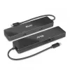 CLUB3D USB3.2 Gen2 USB-C, 6-in-1 kahe ekraaniga kaasaskantav dokk koos USB USB-C Video 4K60Hz
