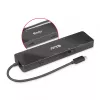 CLUB3D USB3.2 Gen2 USB-C, 6-in-1 kahe ekraaniga kaasaskantav dokk koos USB USB-C Video 4K60Hz