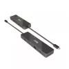 CLUB3D USB3.2 Gen2 USB-C, 6-in-1 kahe ekraaniga kaasaskantav dokk koos USB USB-C Video 4K60Hz
