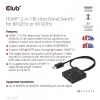 CLUB3D HDMI 2-in-1 kahesuunaline lüliti 8K60Hz 4K120Hz CSV-1384