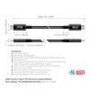 CLUB3D USB4 Gen3x2 USB-C kahesuunaline kaabel 8K60Hz või 4K120Hz, andmed 40Gbps, PD 240W(48V/5A) EPR M/M 3m / 9.84ft