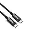 CLUB3D USB4 Gen3x2 USB-C kahesuunaline kaabel 8K60Hz või 4K120Hz, andmed 40Gbps, PD 240W(48V/5A) EPR M/M 3m / 9.84ft