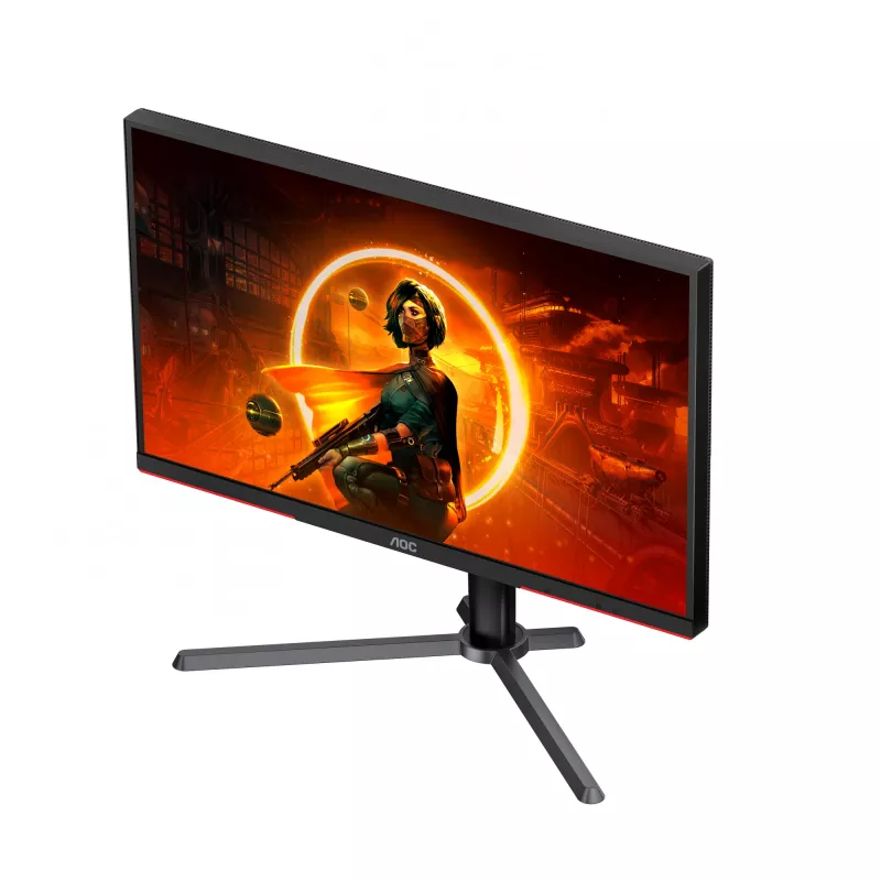 AOC G3 Q27G3XMN/BK arvutimonitor 68,6 cm (27 tolli) 2560 x 1440 pikslit 2K Ultra HD LED must, punane