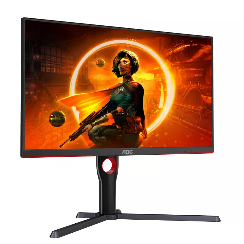 AOC G3 Q27G3XMN/BK arvutimonitor 68,6 cm (27 tolli) 2560 x 1440 pikslit 2K Ultra HD LED must, punane