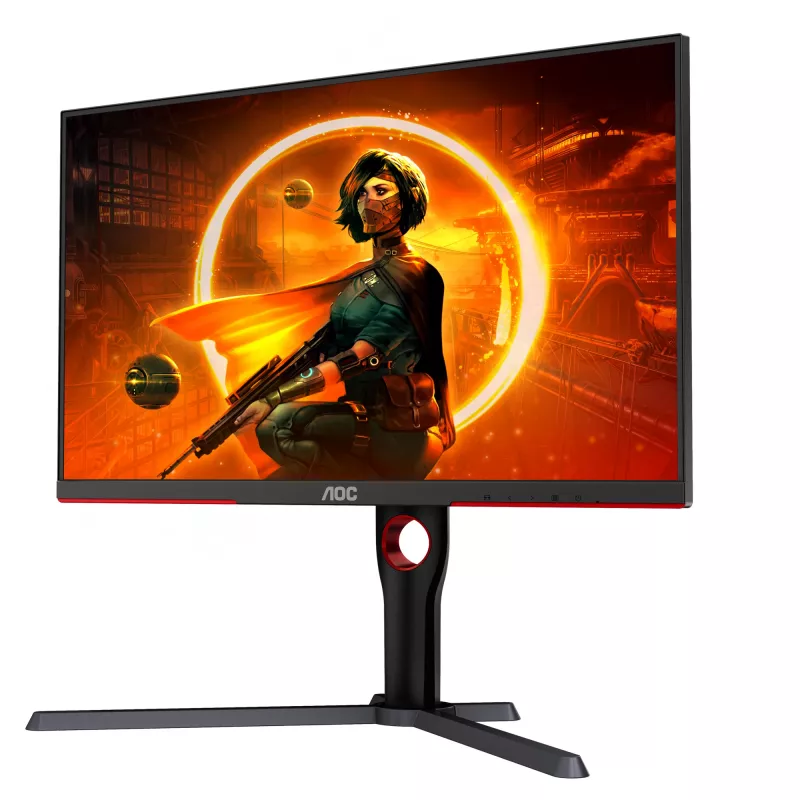 AOC G3 Q27G3XMN/BK arvutimonitor 68,6 cm (27 tolli) 2560 x 1440 pikslit 2K Ultra HD LED must, punane
