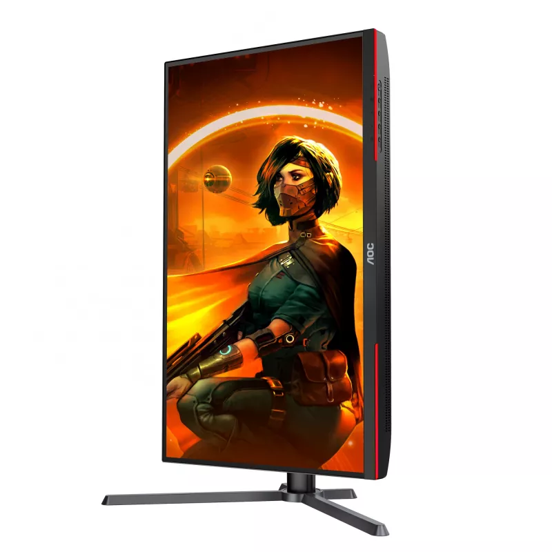 AOC G3 Q27G3XMN/BK arvutimonitor 68,6 cm (27 tolli) 2560 x 1440 pikslit 2K Ultra HD LED must, punane