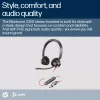HP Poly Mustwire 3320 Stereo Microsoft Teams Certified USB-C Headset +USB-C/A Adapter