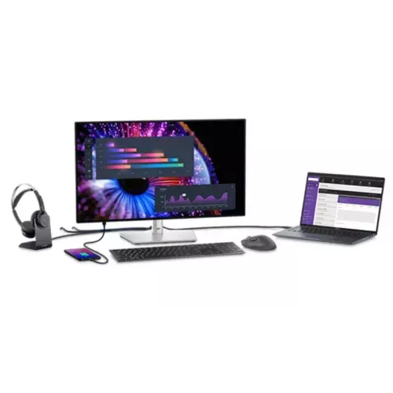 DELL UltraSharp U2724DE arvutimonitor 68,6 cm (27 tolli) 2560 x 1440 piksliga Quad HD LCD must, hõbedane