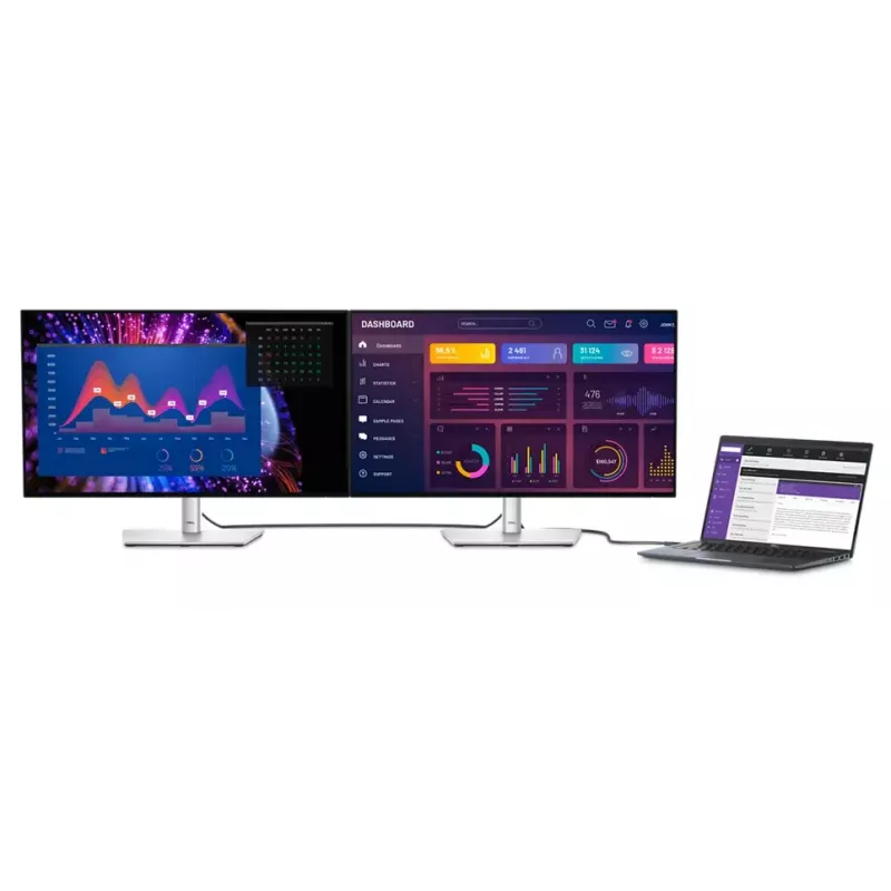 DELL UltraSharp U2724DE arvutimonitor 68,6 cm (27 tolli) 2560 x 1440 piksliga Quad HD LCD must, hõbedane
