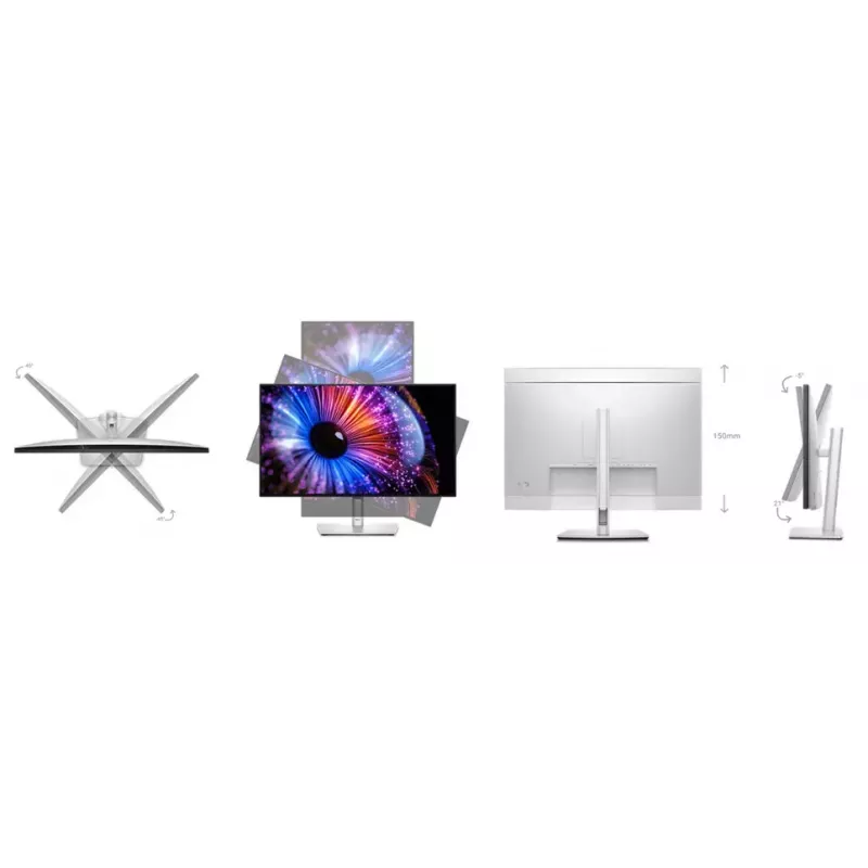 DELL UltraSharp U2724DE arvutimonitor 68,6 cm (27 tolli) 2560 x 1440 piksliga Quad HD LCD must, hõbedane