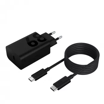 Siselaadur Lenovo ZG38C05739, 68 W, USB-C PD, 1 port, must, vahelduvvoolutoitega