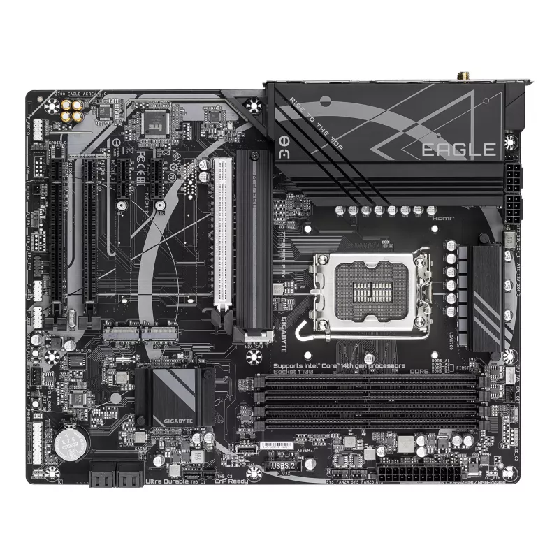 Emaplaat GIGABYTE Z790 EAGLE AX — Intel LGA1700 ATX, Z790, DDR5, 4x DIMM, Wi‑Fi 6E, 2.5Gb LAN