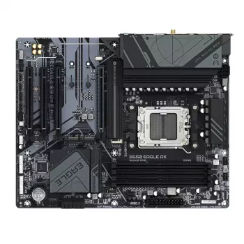 Emaplaat GIGABYTE B650 EAGLE AX ATX, AMD B650 kiibistik, Socket AM5, DDR5, 4x DIMM, 256GB, Wi‑Fi 6E, Bluetooth 5.3