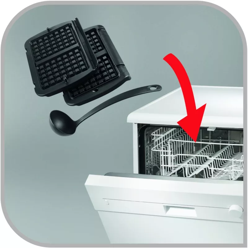 Vahvliplaat Tefal XA7248 alumiiniumist ühildub OptiGrill Elite GC7508-ga