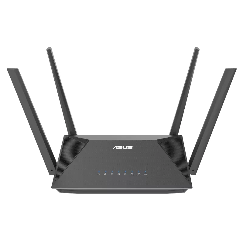 ASUS RT-AX52 AX1800 AiMesh juhtmevaba ruuter Gigabit Ethernet Kaheriba (2,4 GHz / 5 GHz) Must