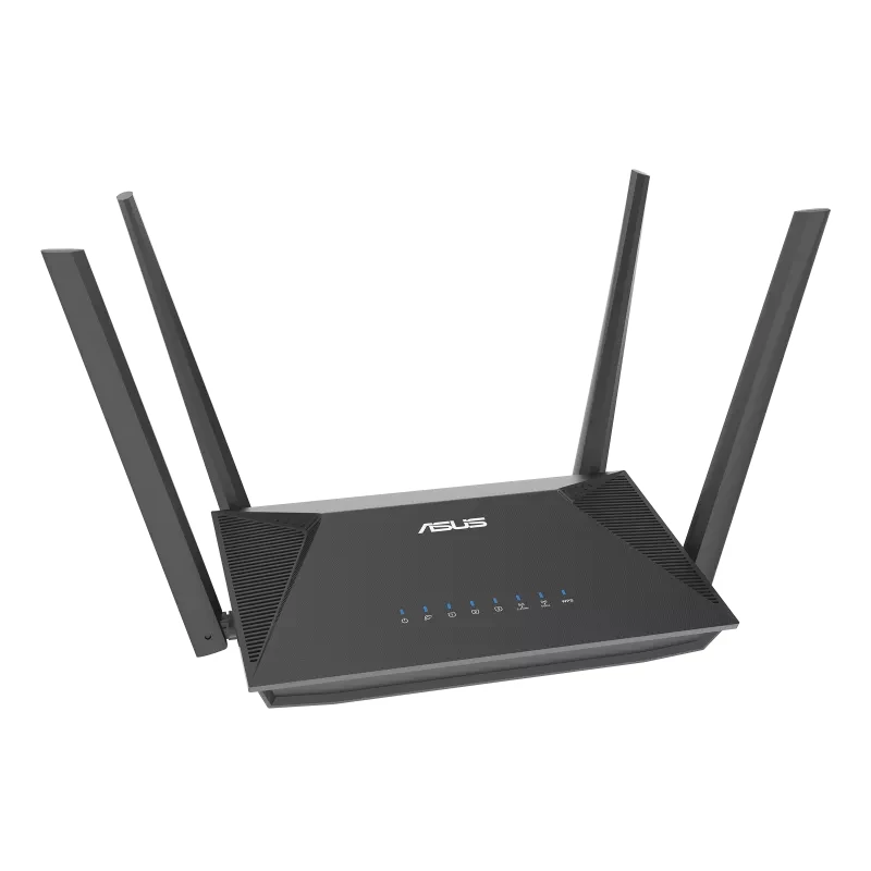 ASUS RT-AX52 AX1800 AiMesh juhtmevaba ruuter Gigabit Ethernet Kaheriba (2,4 GHz / 5 GHz) Must