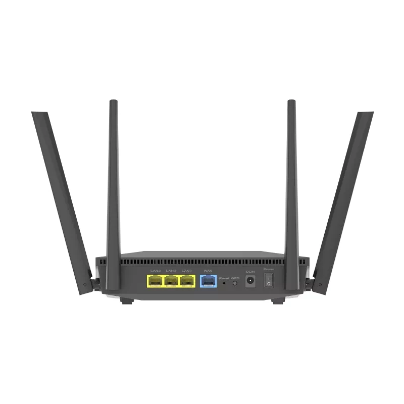 ASUS RT-AX52 AX1800 AiMesh juhtmevaba ruuter Gigabit Ethernet Kaheriba (2,4 GHz / 5 GHz) Must