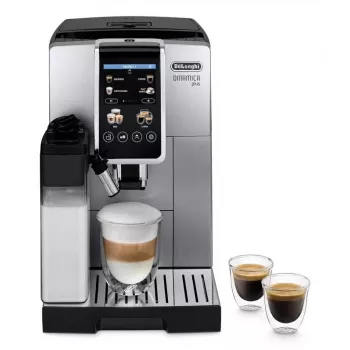 Kombineeritud espressomasin DeLonghi Dinamica Plus ECAM380.85.SB — 1,8 L veepaak, 300 g oanõu, 15 baari