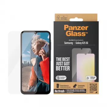 PanzerGlass ® Ekraanikaitse Samsung Galaxy A25 5G | Ultra-Wide Fit koos EasyAligneriga