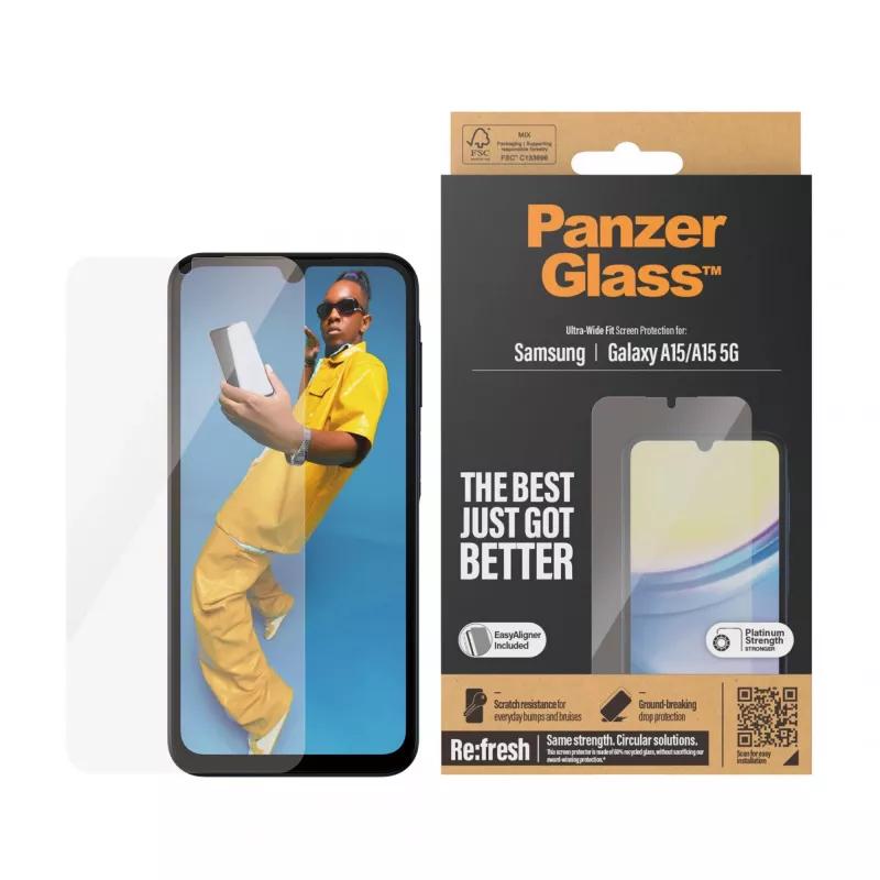 PanzerGlass 7349 mobiiltelefoni ekraani/tagakülje kaitse Läbipaistev ekraanikaitse Samsung 1 tk