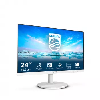 Philips V Line 241V8AW/00 arvutimonitor 60,5 cm (23,8 tolli) 1920 x 1080 pikslit Full HD LCD Valge