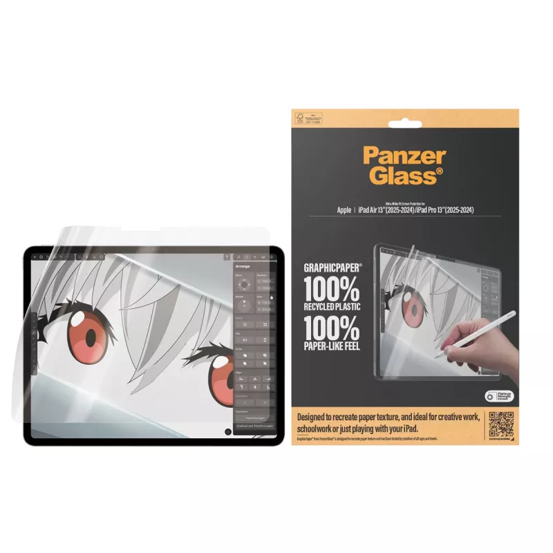 PanzerGlass® GraphicPaper® ekraanikaitse iPad Air 13'' (2024-2026) | iPad Pro 13'' (2024-2025) | ülilai sobivus