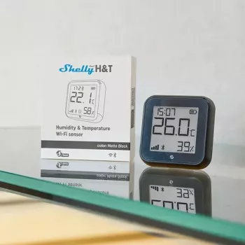 Temperatuuri ja niiskuse andur Shelly H&T Gen3