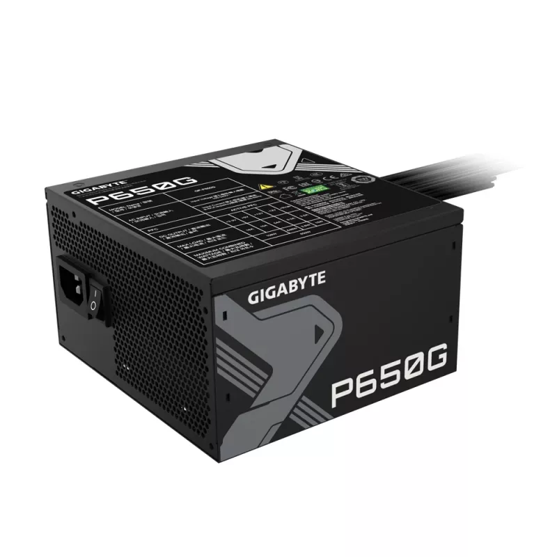 GIGABYTE GP-P650G toiteplokk 650 W 20+4 pin ATX ATX must