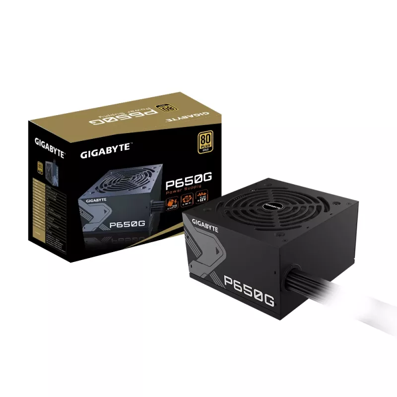 GIGABYTE GP-P650G toiteplokk 650 W 20+4 pin ATX ATX must