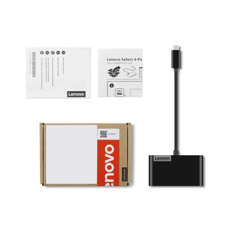 Lenovo GX91L84354 liidesejaotur USB 3.2 Gen 1 (3.1 Gen 1) USB-C 625 Mbit/s Must