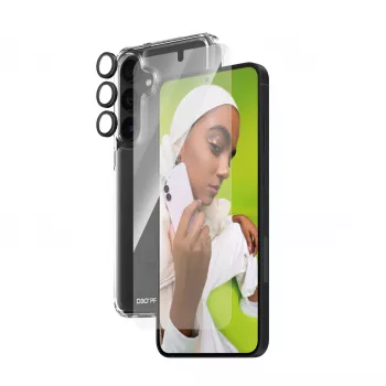 PanzerGlass ® 3-in-1 kaitsekomplekt Samsung Galaxy S24+ | Ultra-Wide Fit koos EasyAligneriga