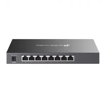 TP-Link Omada 8-pordine Gigabit-nutikommutaator 4 PoE+-pordiga, hallatav, L2/L2+, Gigabit Ethernet (10/100/1000), toide üle Etherneti (PoE), raami paigaldatav