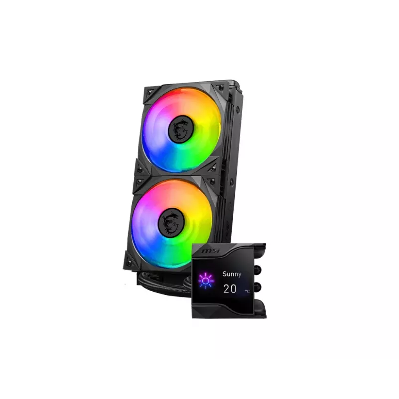 MSI MPG Coreliquid D240 protsessori vedelikjahutuse komplekt 12 cm Must 1 tk