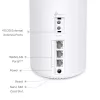 TP-Link 4G+ AX1500 kogu kodu Mesh WiFi 6 lüüs, valge, sisemine, Mesh ruuter, 190 m², kaheriba (2,4 GHz / 5 GHz), Wi-Fi 6 (802.11ax)