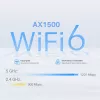 TP-Link 4G+ AX1500 kogu kodu Mesh WiFi 6 lüüs, valge, sisemine, Mesh ruuter, 190 m², kaheriba (2,4 GHz / 5 GHz), Wi-Fi 6 (802.11ax)