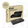 CLUB3D DisplayPort/HDMI KVM Switch/Dock 4K60Hz For USB USB-C inputs