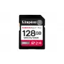 Kingston Technology 128GB Canvas React Plus SDXC UHS-II 280R/100W U3 V60 Full HD/4K jaoks