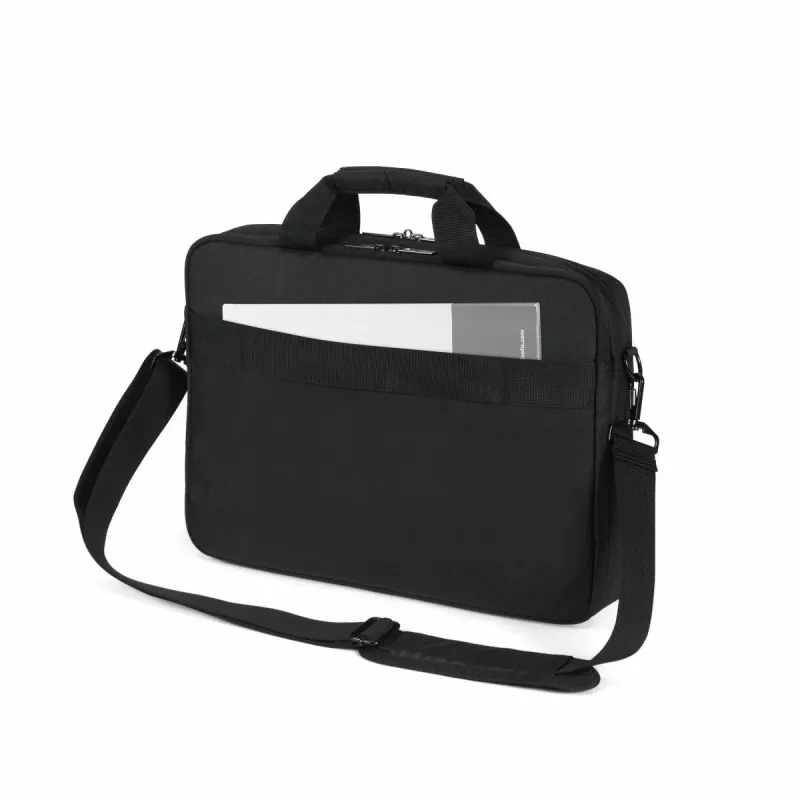 DICOTA Eco Top Traveller Core - 15-17.3in Sülearvuti kott - Must / 300d 100% taaskasutatud PET polüester