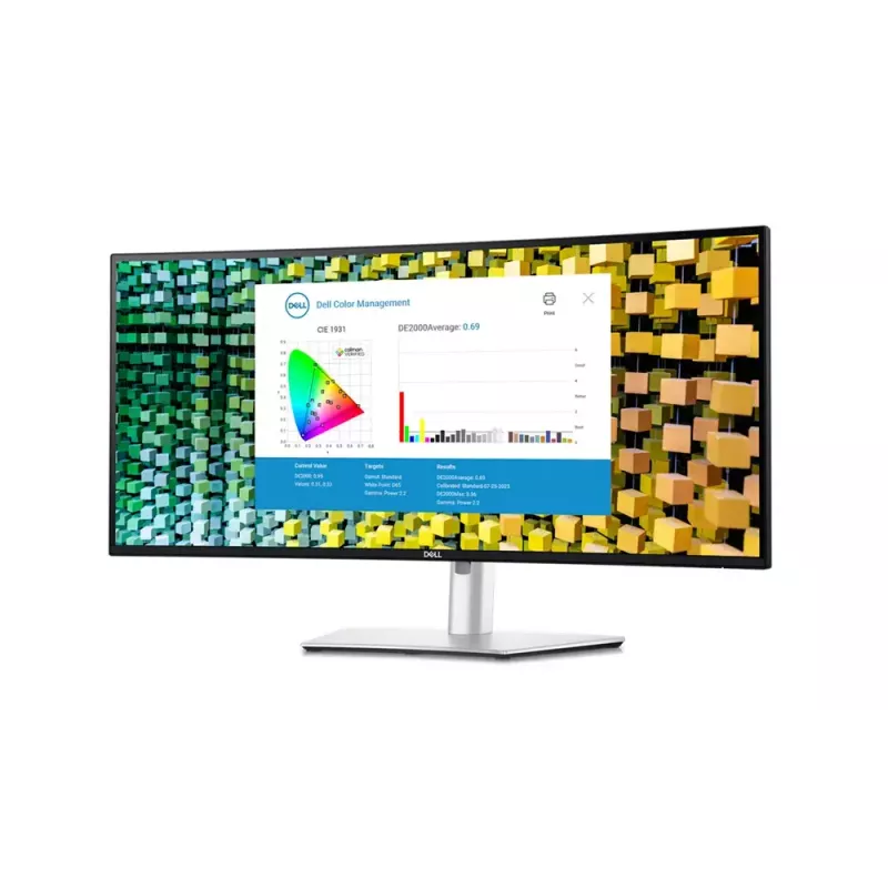 DELL UltraSharp U3425WE arvutimonitor 86,7 cm (34,1 tolli) 3440 x 1440 pikslit Wide Quad HD LCD must, hõbedane